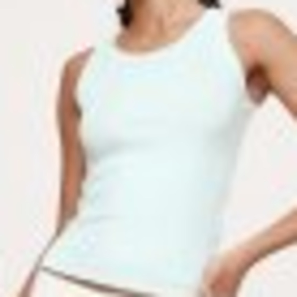 Banana Republic Ribbed Tank in White